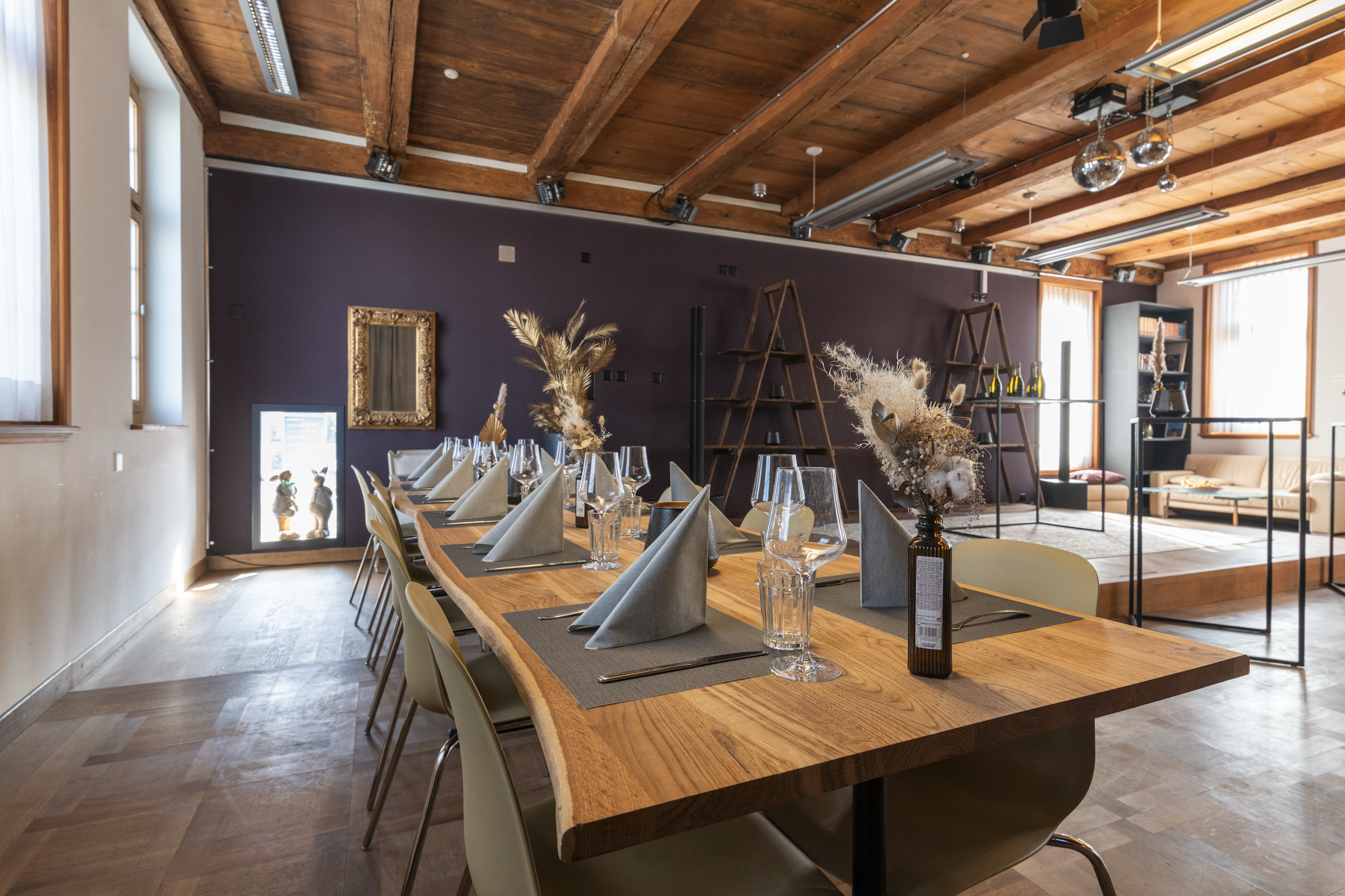 Locanda nobile im Scherzhaus mit Bühne und Lichttechnik