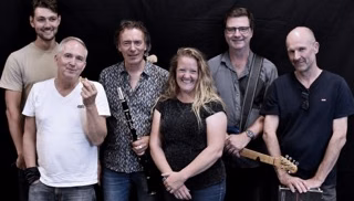 Seenband Bandfoto farbig verblassen