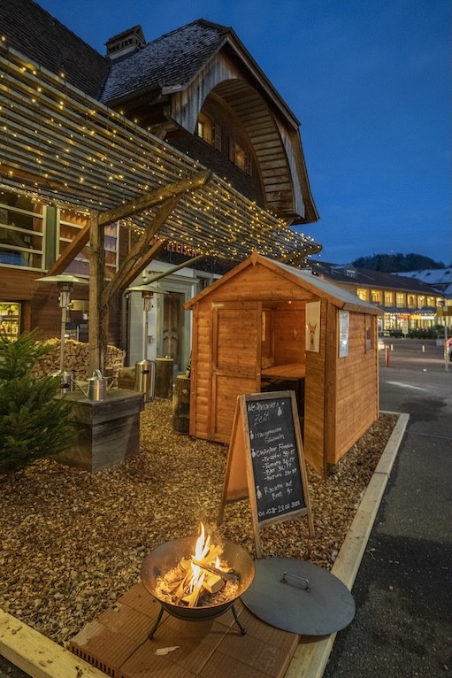 Das Scherzhaus in Köniz im Winter